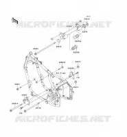 PIECE DE CADRE (COUVERTURE) pour Kawasaki VN800 CLASSIC 1999