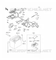 CHASSIS EQUIPMENT ELECTRIQUE pour Kawasaki VN800 CLASSIC 1999