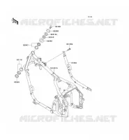 CH&Acirc;SSIS pour Kawasaki VN800 CLASSIC 1999