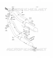 &Eacute;CHAPPEMENT pour Kawasaki VN800 CLASSIC 1999
