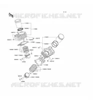 CYLINDRE/PISTON pour Kawasaki VN800 CLASSIC 1999