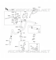 GUIDON pour Kawasaki VN800 CLASSIC 1999