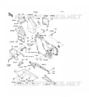 SUPPORT BATTERIE pour Kawasaki VN800 CLASSIC 1999