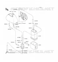 SYSTEME D'EVAPORATION CARBURANT pour Kawasaki VN800 CLASSIC 1999