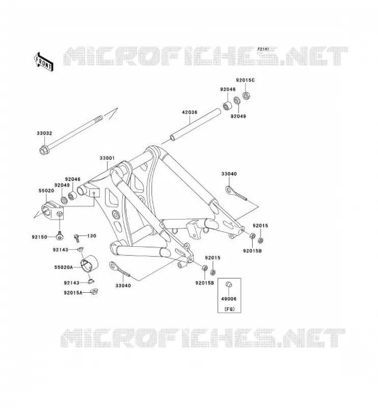 BRAS OSCILLANT Kawasaki MOTOS 800 2000 VN800 CLASSIC  VN800-B5