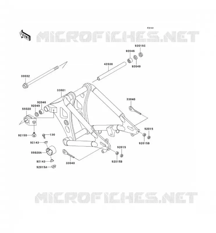 BRAS OSCILLANT Kawasaki MOTOS 800 2002 VN800 CLASSIC  VN800-B7