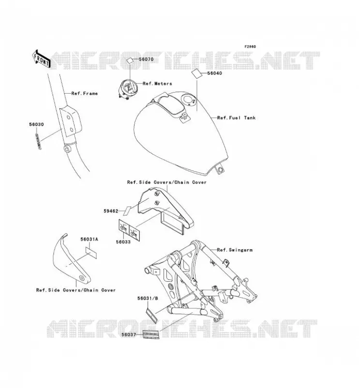 LABEL Kawasaki MOTOS 800 1999 VN800 DRIFTER  VN800-C1