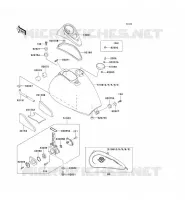 RESERVOIR CARBURANT pour Kawasaki VN800 DRIFTER 2000