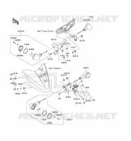 CLIGNOTANTS( JKAVN2B1 7A016369) pour Kawasaki VN900 CLASSIC 2007