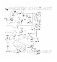 CONTACTEUR SERRURE/R&Eacute;FLECTEUR pour Kawasaki VN900 CLASSIC 2007