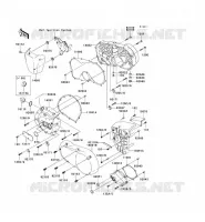 COUVERCLES MOTEUR pour Kawasaki VN900 CLASSIC 2007
