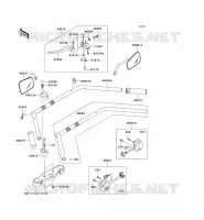 GUIDON pour Kawasaki VN900 CLASSIC 2007