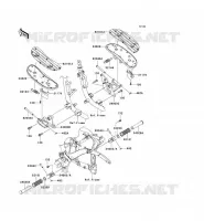 REPOSE PIED pour Kawasaki VN900 CLASSIC 2007