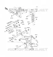 SUSPENSION/AMORTISSEUR pour Kawasaki VN900 CLASSIC 2007