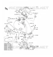 RESERVOIR CARBURANT pour Kawasaki VN900 CLASSIC 2007