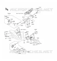CLIGNOTANTS(JKAVN2B1 7A016370 ) pour Kawasaki VN900 CLASSIC 2008