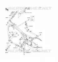 CH&Acirc;SSIS pour Kawasaki VN900 CLASSIC 2009
