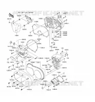 COUVERCLES MOTEUR pour Kawasaki VN900 CLASSIC 2009