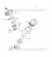 CYLINDRE/PISTON pour Kawasaki VN900 CLASSIC 2009
