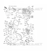 COUVERCLES MOTEUR pour Kawasaki VN900 CLASSIC 2011
