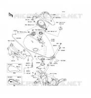 RESERVOIR CARBURANT pour Kawasaki VN900 CLASSIC 2011