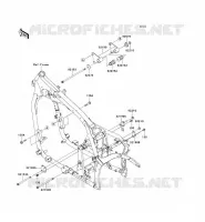 SUPPORT MOTEUR pour Kawasaki VN900 CLASSIC 2011