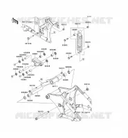SUSPENSION/AMORTISSEUR pour Kawasaki VN900 CLASSIC 2011