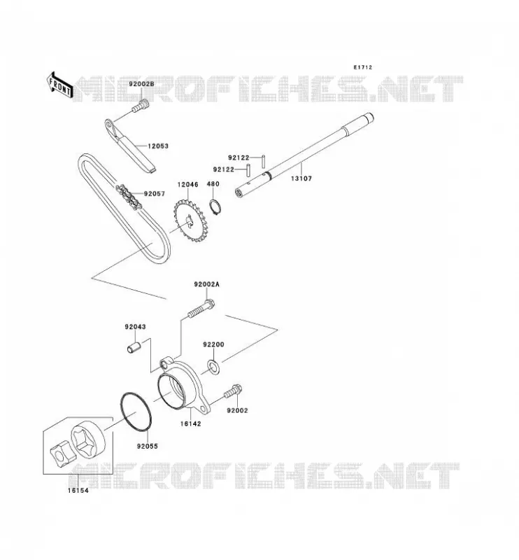 POMPE A HUILE Kawasaki MOTOS 900 2012 VN900 CLASSIC  VN900BCF