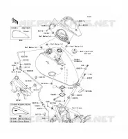 RESERVOIR CARBURANT pour Kawasaki VN900 CLASSIC 2013