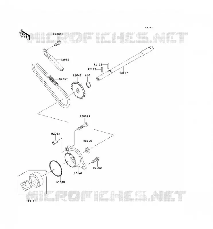 POMPE A HUILE Kawasaki MOTOS 900 2014 VN900 CLASSIC  VN900BEF