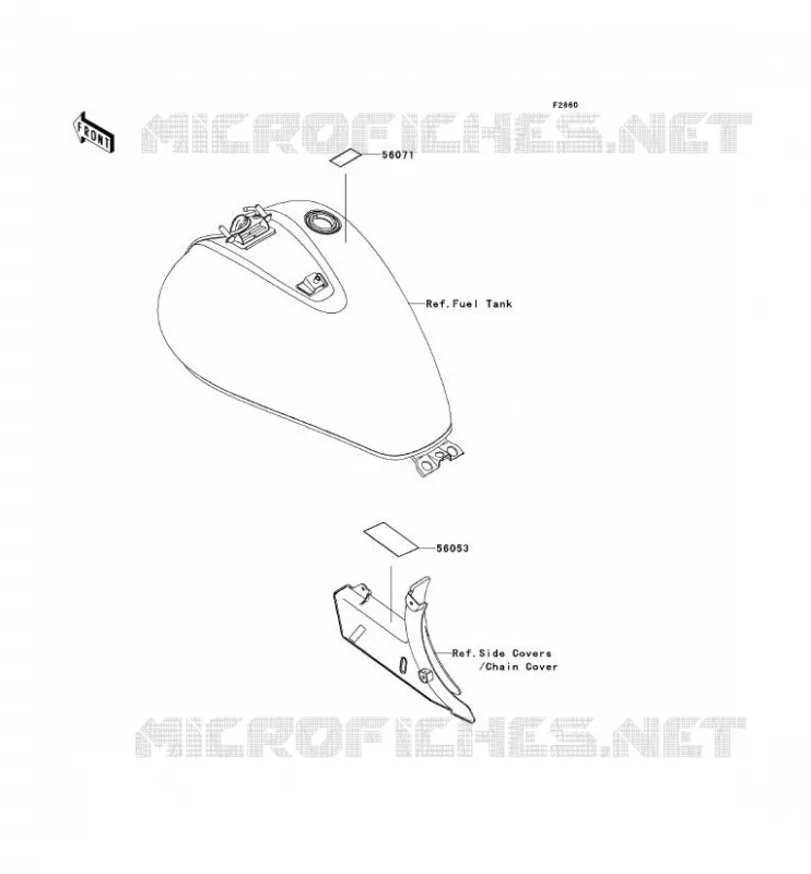 LABEL Kawasaki MOTOS 900 2014 VN900 CLASSIC  VN900BEFA