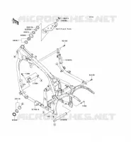 CH&Acirc;SSIS pour Kawasaki VN900 CUSTOM 2012