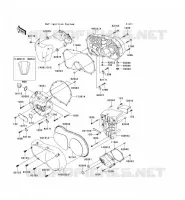 COUVERCLES MOTEUR pour Kawasaki VN900 CUSTOM 2012