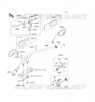 GUIDON pour Kawasaki VN900 CUSTOM 2012