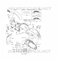 GARDE BOUE pour Kawasaki VULCAN 900 CUSTOM 2013