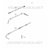 CABLES pour Kawasaki GT550 1993