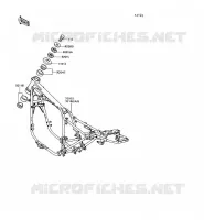 CH&Acirc;SSIS pour Kawasaki GT550 1993