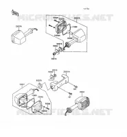 CLIGNOTANTS pour Kawasaki GT550 1993