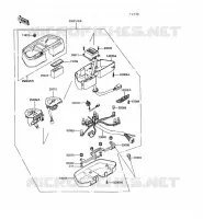 COMPTEURS pour Kawasaki GT550 1993