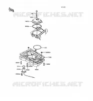 COUVERCLE RENIFLARD/CARTER D'HUILE pour Kawasaki GT550 1993