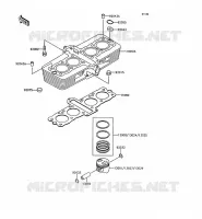 CYLINDRE/PISTON pour Kawasaki GT550 1993