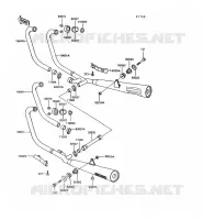 &Eacute;CHAPPEMENT pour Kawasaki GT550 1993