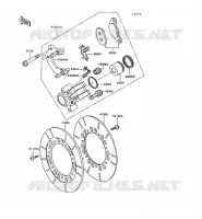 FREIN AVANT pour Kawasaki GT550 1993