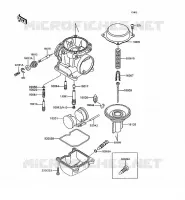PI&Egrave;CES DE CARBURATEUR pour Kawasaki GT550 1993