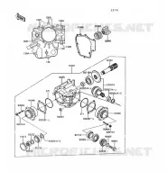 PIGNON CONIQUE AVANT pour Kawasaki GT550 1993
