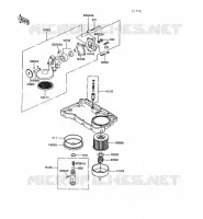 POMPE A HUILE pour Kawasaki GT550 1993
