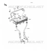 RADIATEUR D'HUILE pour Kawasaki GT550 1993