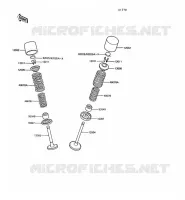 SOUPAPE pour Kawasaki GT550 1993