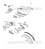STICKER pour Kawasaki GT550 1993