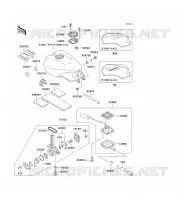 RESERVOIR CARBURANT pour Kawasaki 1000GTR 1996